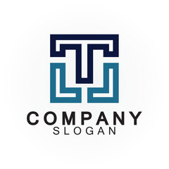 Letter T logo icon design template