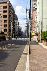 Rues et immeubles de Tokyo au Japon