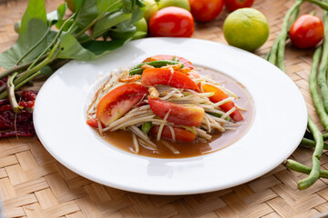 somtum, food,