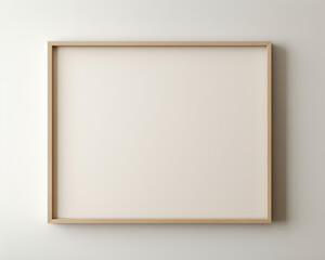 frame isolated on a wall with an empty slot