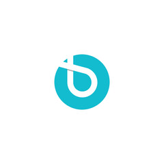 letter B abstract design logo