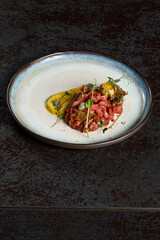 Marbled beef tartare