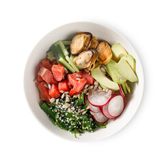 salad with seafood