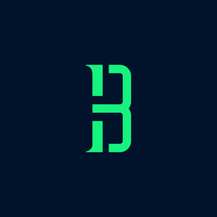 Obraz premium letter B design logo