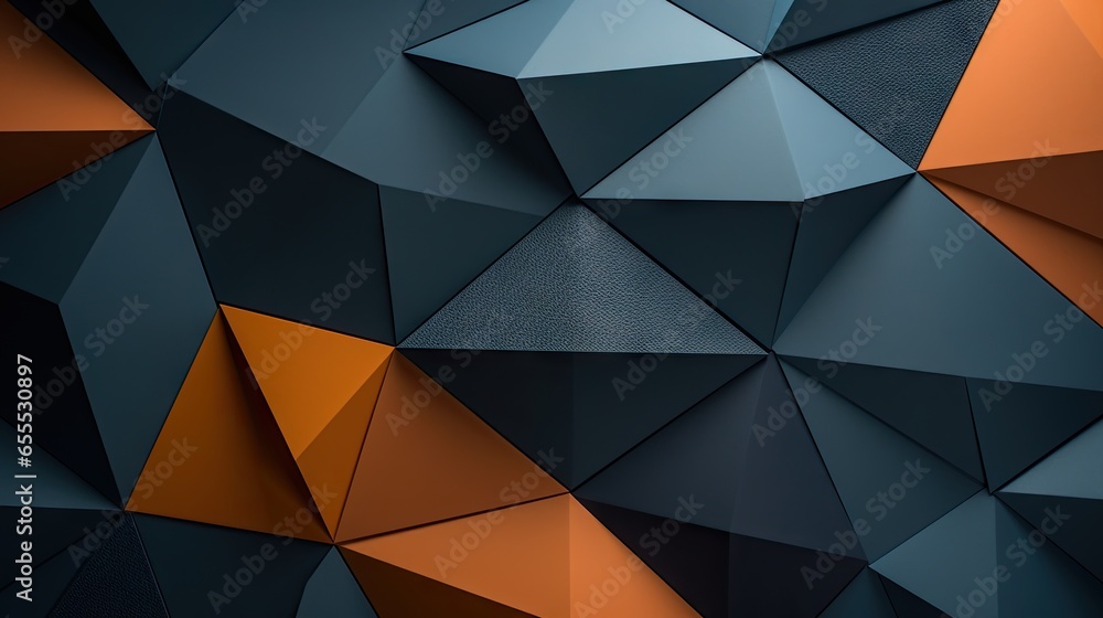 Poster an abstract background with a variety of colors and shapes on it. generative ai