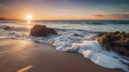 Obraz premium sunset on the sea