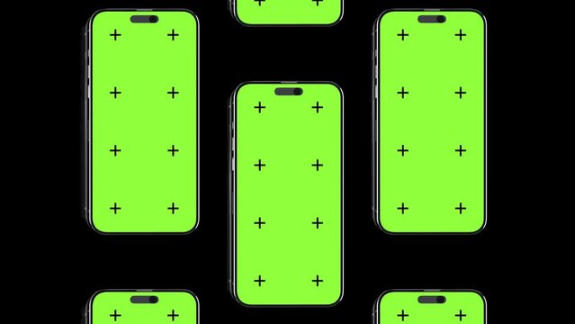 Smartphone mockup animation based on ip 14 15 pro mx, for ui/ux design, infographics, online business, app design, marketing, photography and any design you want to load on it.	