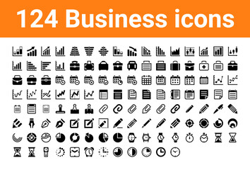 124 Business icons