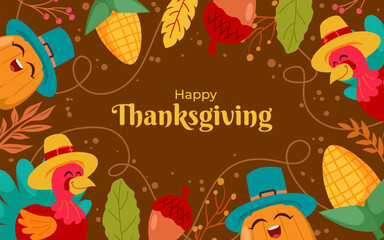 Happy Thanksgiving Day Background