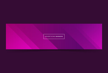 banner background. bright purple gradation. slash . memphis abstract 