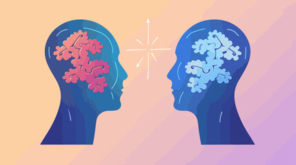 Concept vector illustration of LLM (Large Language Models).	
