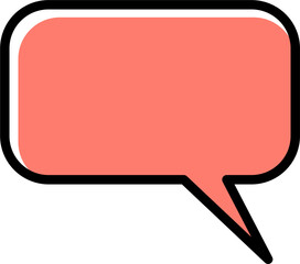 Vector Illustration Cute Colorful Dialog Cloud Speech Bubble Balloon