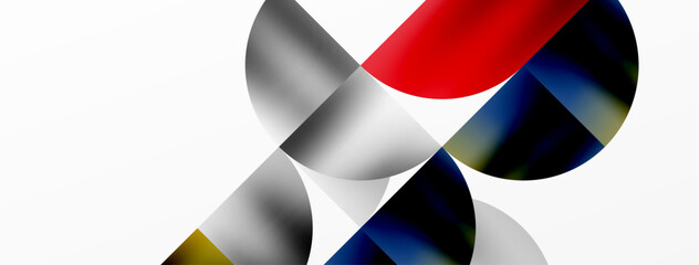 Exquisite backdrop marrying modern minimalism with metallic allure. Featuring round triangles, it exudes geometric sophistication and understated charm for wallpaper, banner, background, landing page
