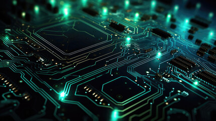 Abstract technology background with binary code representing digital innovation