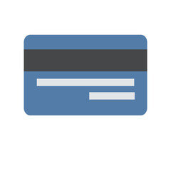 Credit card icon. Vector concept illustration for design.