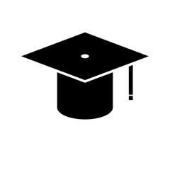 Graduation hat icon. Vector concept illustration for design.