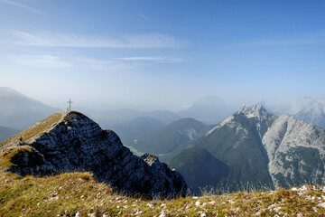 Brunnsteinspitze - Gipfel im Karwendelgebirge