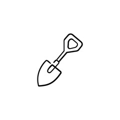 Shovel Line Style Icon Design