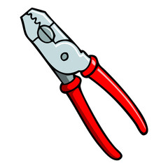 pliers vector illustration