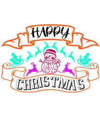 Happy Christmas,SVG DESIGNS	
