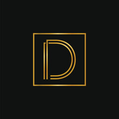 Minimalist D Letter Design for your Bussines