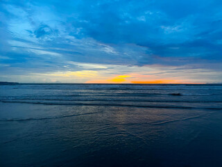 Night Beach of BaliKuta, Indonesia