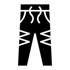 Vector Design Trousers Icon Style