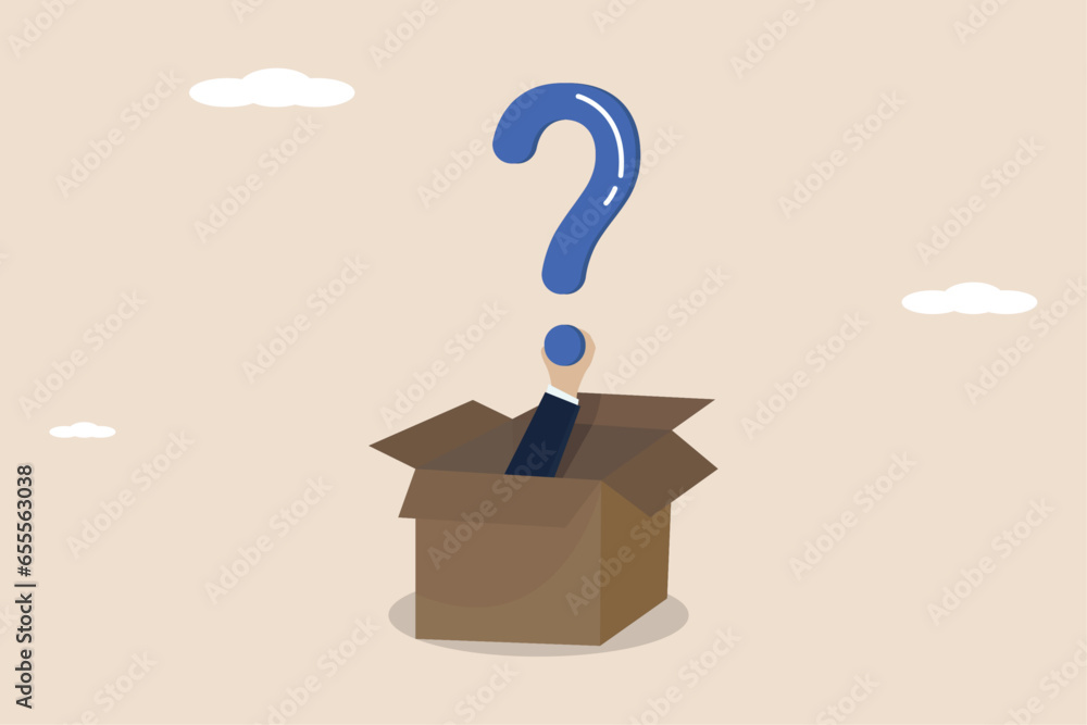Poster problem solving, finding business solutions to difficulties, solving problems or answers, confusion,