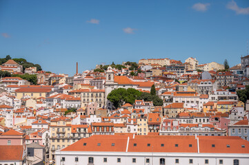 Fototapeta na wymiar Views of Lisbon's Old City