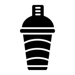 Vector Design Cocktail Shaker Icon Style