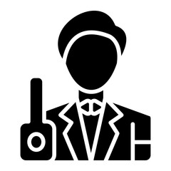 Vector Design Bartender Icon Style