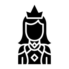 Vector Design Princess Icon Style