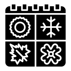 Vector Design Seasons Icon Style