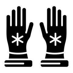 Vector Design Gloves Icon Style