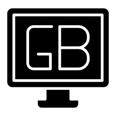 Vector Design Gigabyte Icon Style