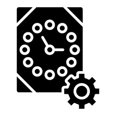 Vector Design Time Management Icon Style