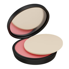 3d render of make up products icon.