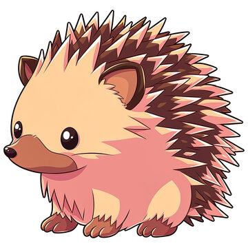 Chibi Porcupine Clipart