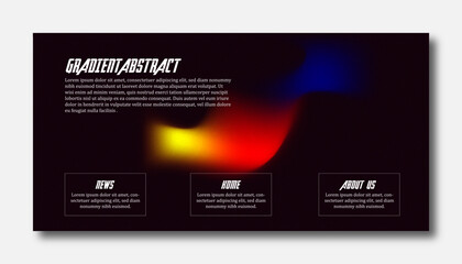 Abstract color gradient, modern blurred background and texture, template with an elegant design concept, minimal style composition, Trendy Gradient for your graphic design