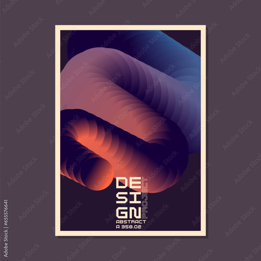Aufkleber a template to use in your design. a composition of geometric shapes. abstract background. modern pos