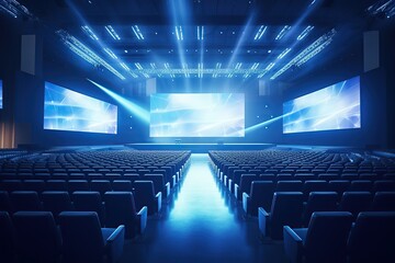 Hall for business conferences