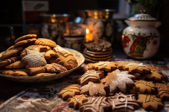 christmas cookies baked for charity sale