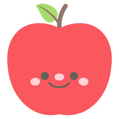 red apple cartoon character