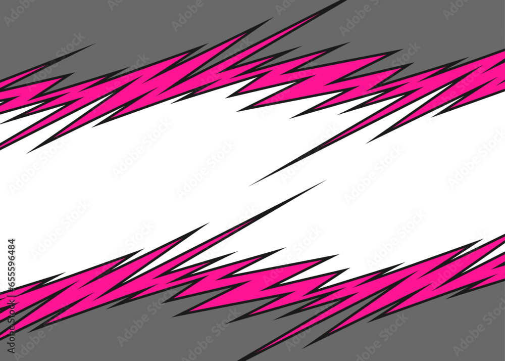 Poster Abstract background with jagged spike pattern and with some copy space area