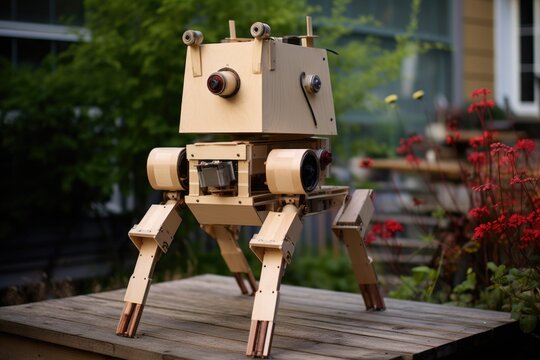 diy robot constructed according to open-source plans