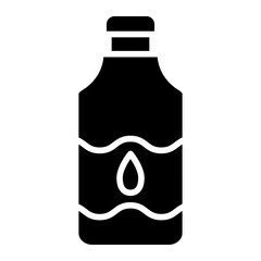 Water Bottle Icon Style