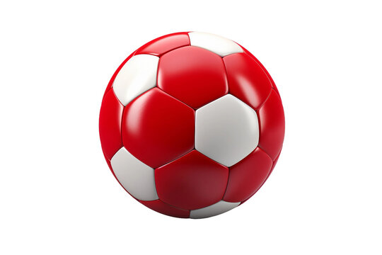Soccer Ball Isolated on transparent background, Generative Ai