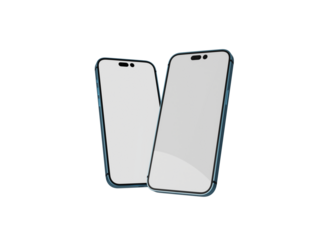 front  and back smartphone mobile -  Iphone 15 pro max 