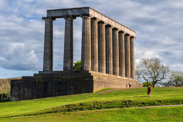 Fototapeta premium National Monument of Scotland in Edinburgh, Scotland