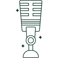 Microphone Line Icon